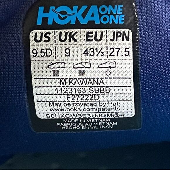 Hoka One One Kawana Men\'s Running Shoes Scuba Blue Bellwether Blue Size 9.5D main image 4